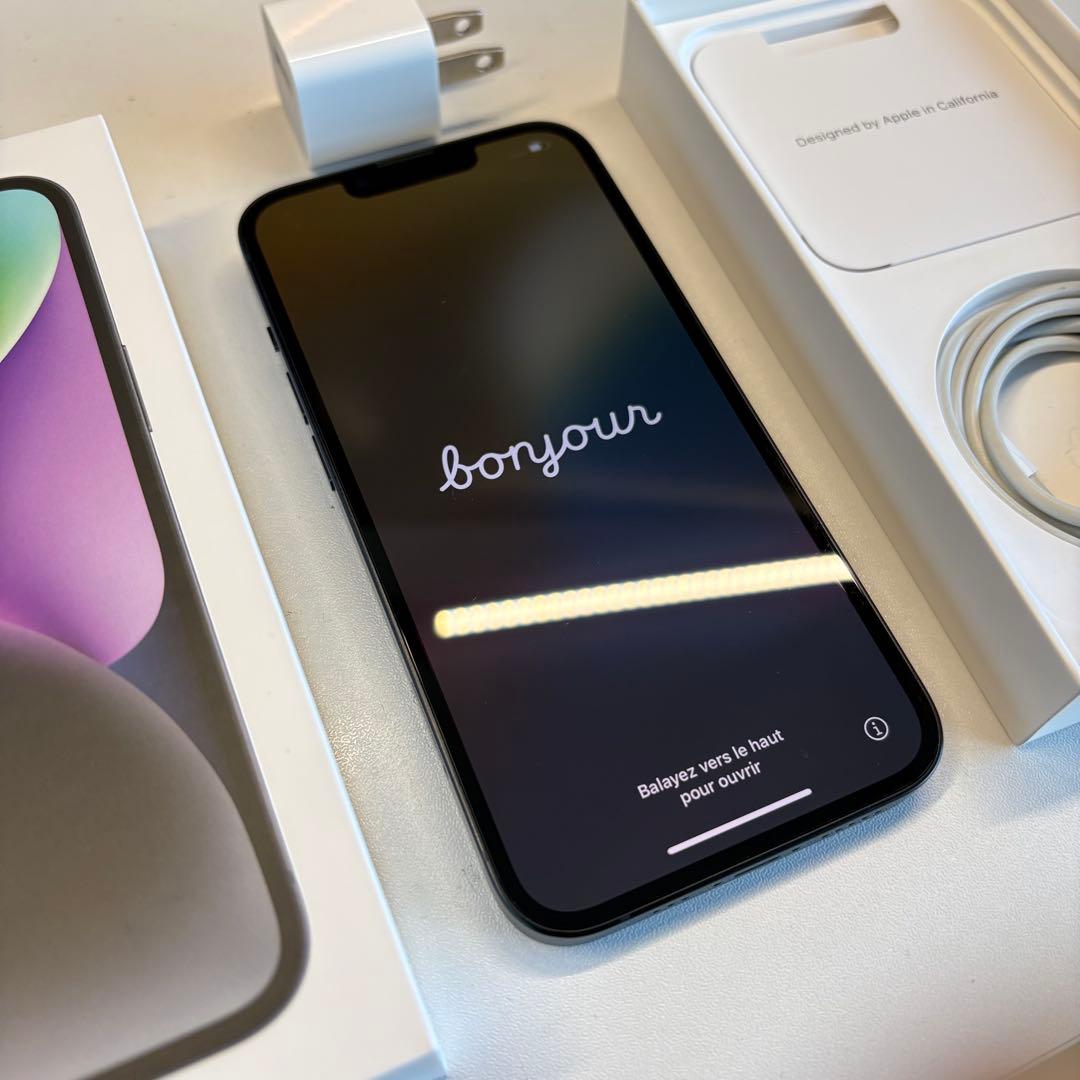 L*a様 【美品】 iPhone14 128GB 本体 SIMフリー ミッドナイ