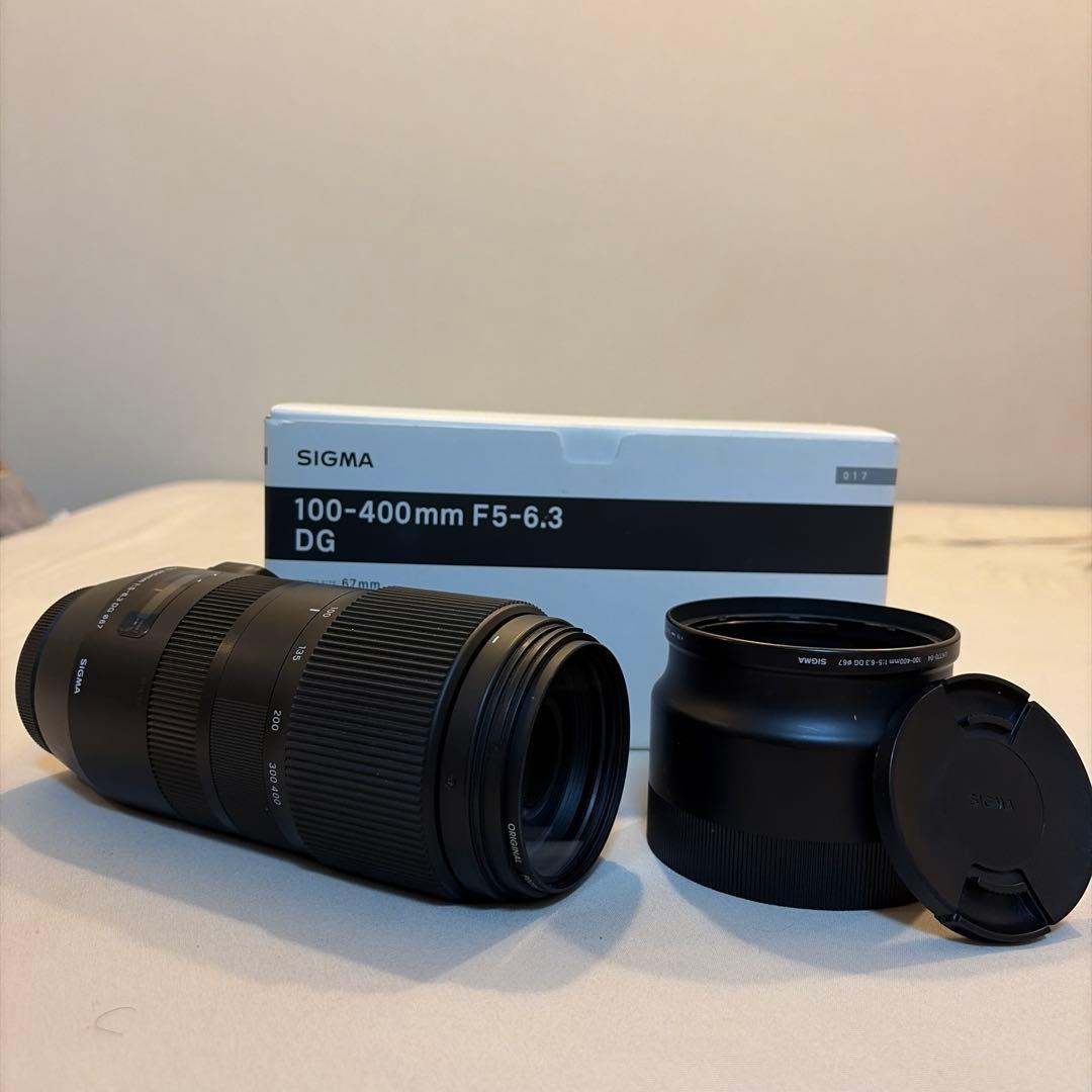 SIGMA 100-400mm F5-6.3 DG ズームレンズ　キャノンEF用