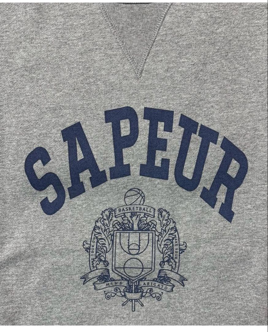 SAPEUR サプール クルーネック トレーナー スウェット