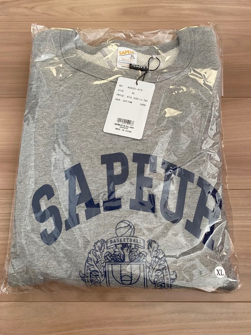 SAPEUR サプール クルーネック トレーナー スウェット