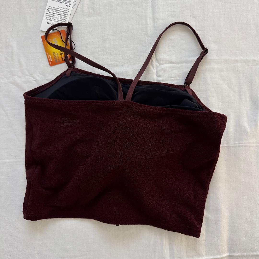 speedo スイムウェア　水着　上下　M トリュフ　ボルドー　UV セパレート