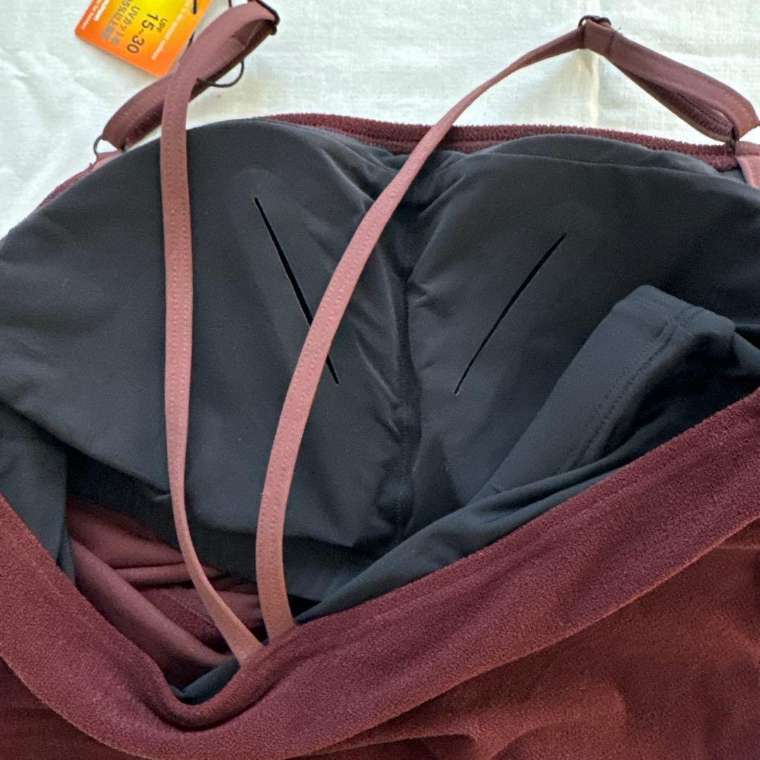 speedo スイムウェア　水着　上下　M トリュフ　ボルドー　UV セパレート