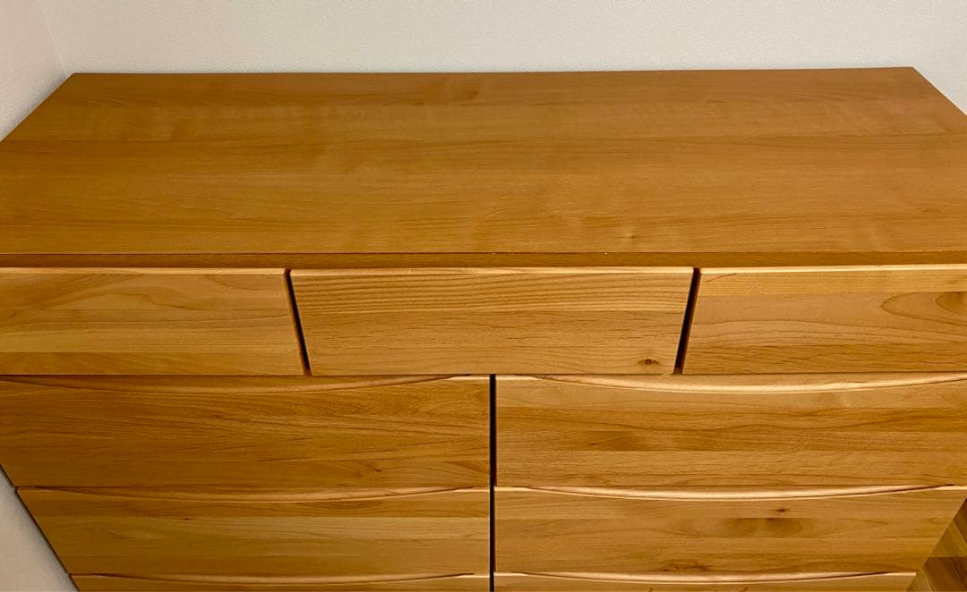 チェスト　天然木アルダー材　ベルメゾン