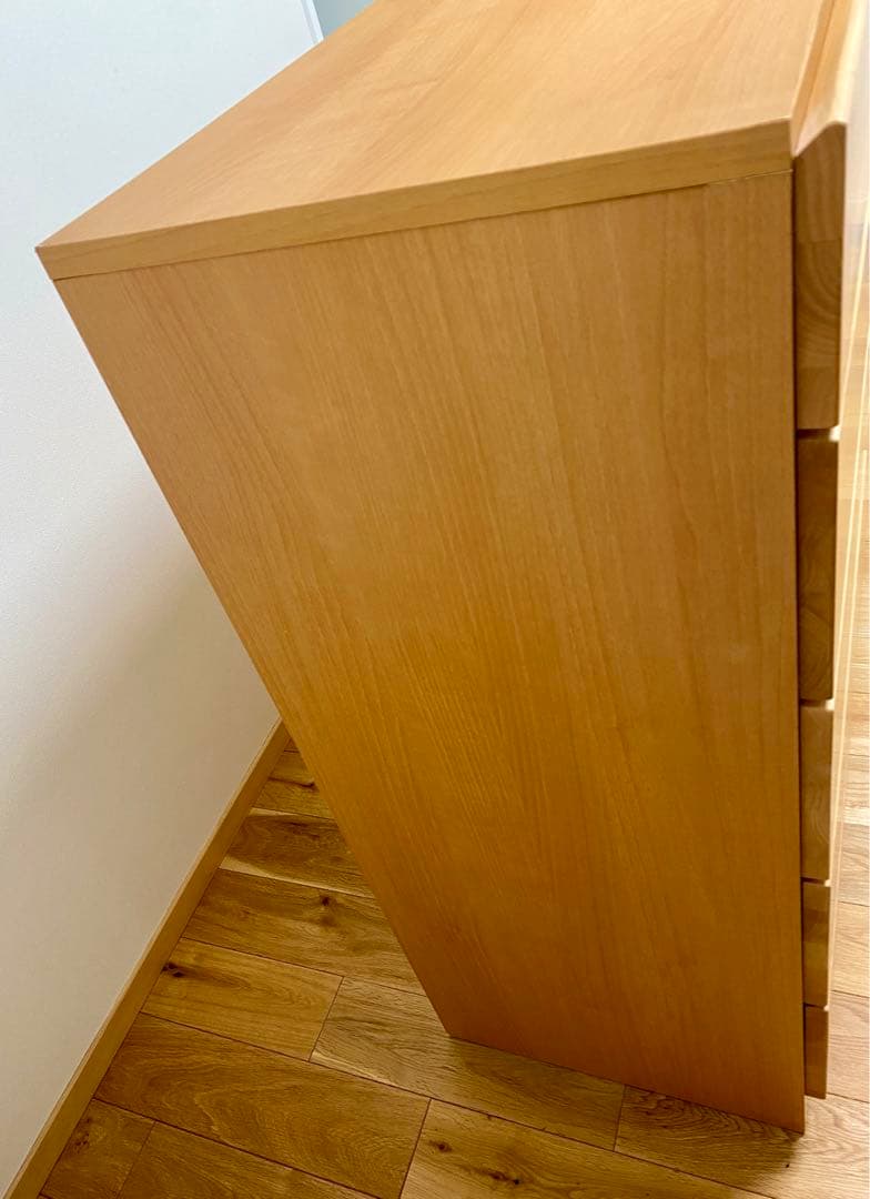 チェスト　天然木アルダー材　ベルメゾン