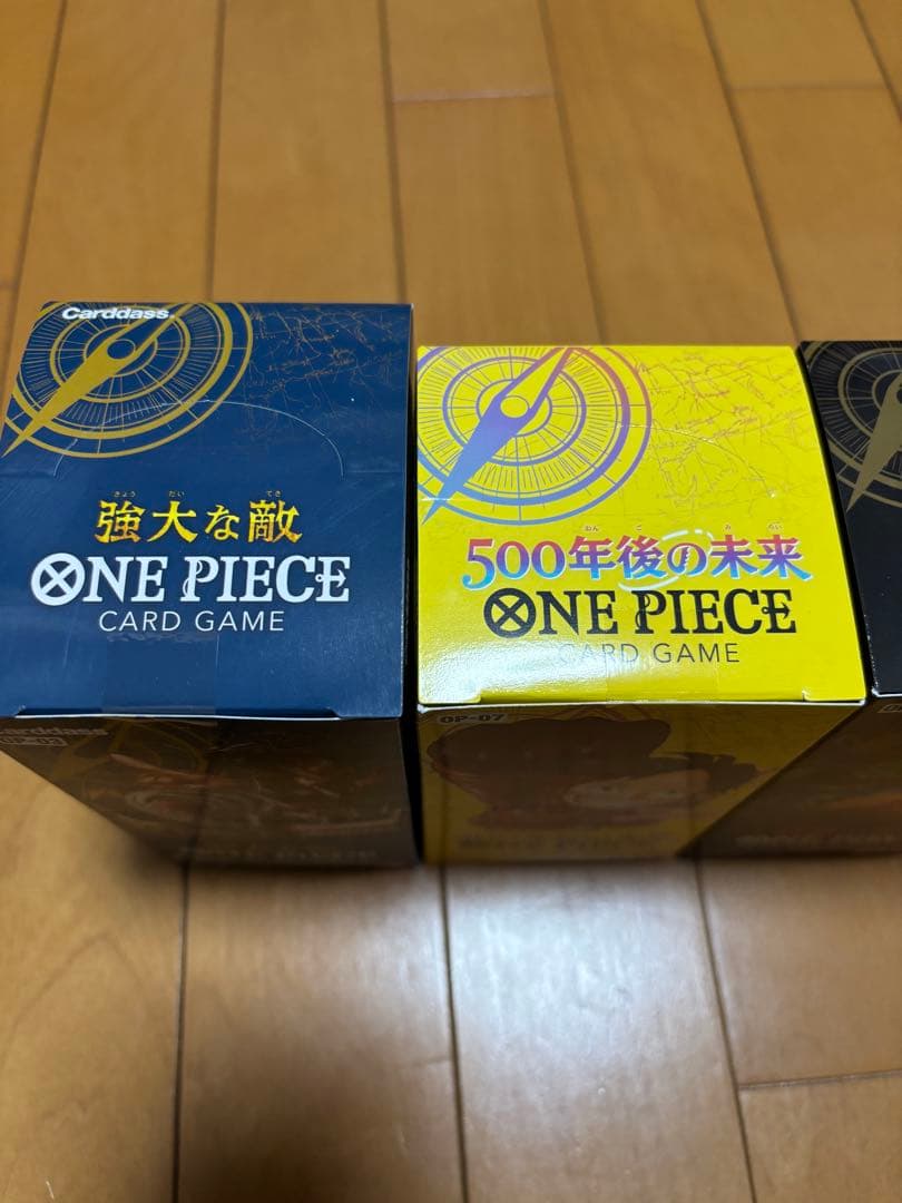 ワンピースカード　BOXまとめ売り　すべて未開封テープ付き