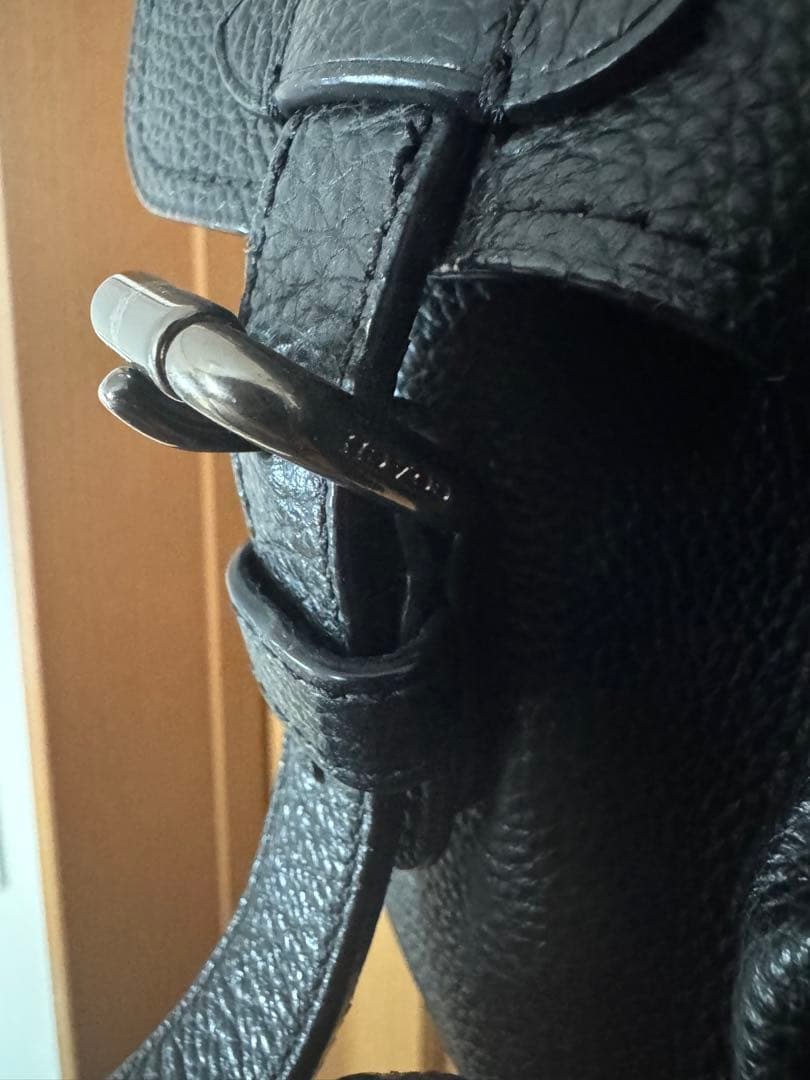 【美品】コーチ　リュック　ハドソン　オールレザー　大容量　F36811 ブラック