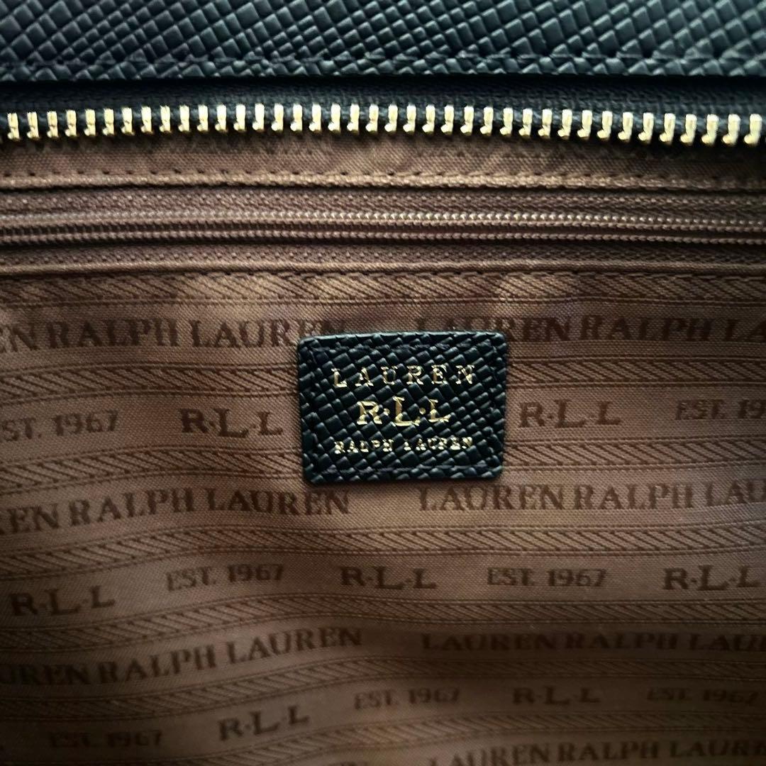 ローレンラルフローレン☆2ウェイレザーショルダーバッグ