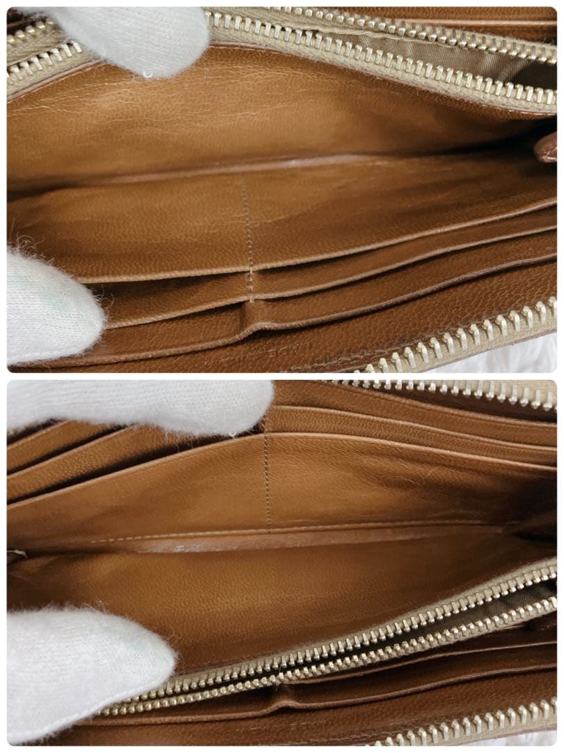 おやじ プラダ 編み込み イントレチャート レザー L字ファスナー