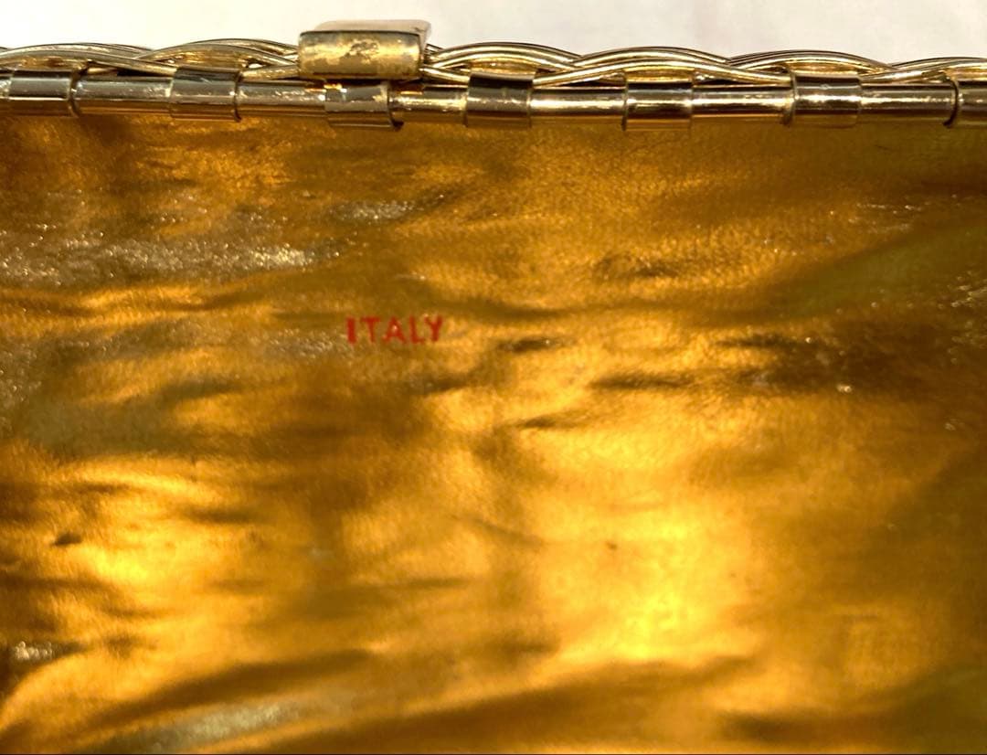 Rodo メタル　かごバック　2way ゴールド　クラッチバッグ　ヴィンテージ