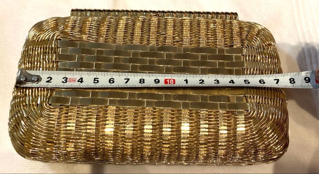 Rodo メタル　かごバック　2way ゴールド　クラッチバッグ　ヴィンテージ