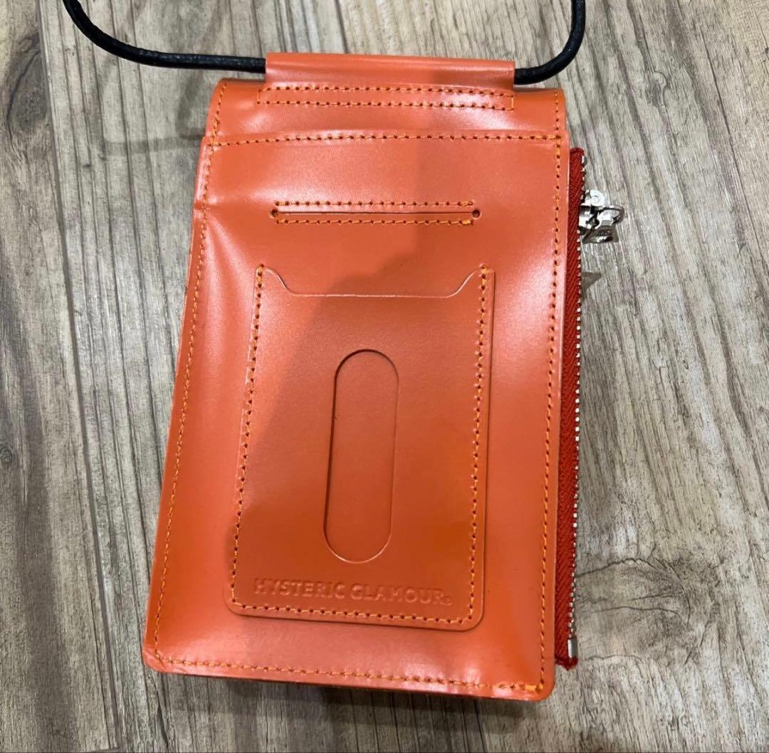 HYSTERIC GLAMOUR オレンジショルダーバッグ