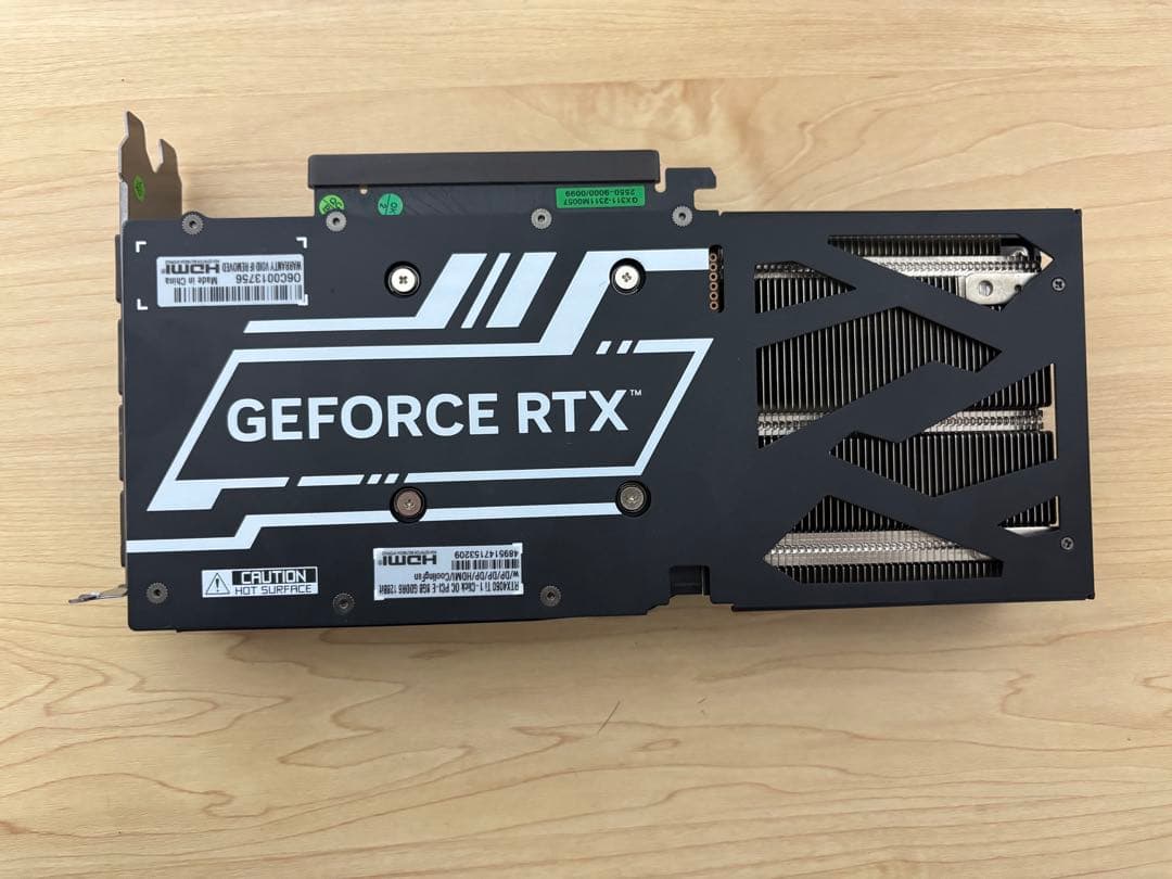 グラフィックボード・グラボ・ビデオカード GALAX GeForce RTX 4060 Ti 8GB 1-Click OC