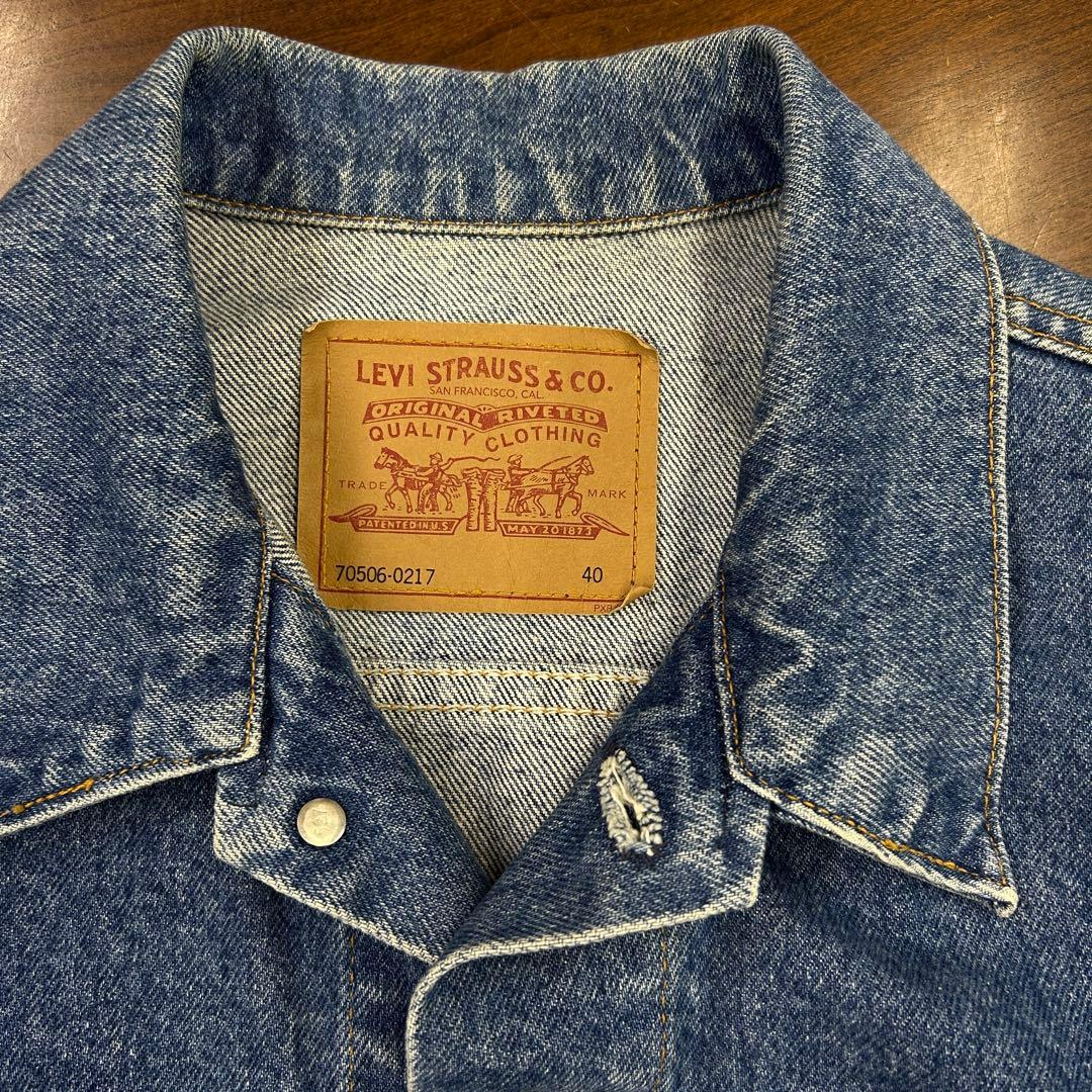 リーバイス　デニムジャケット Levi's 70506 USA 40