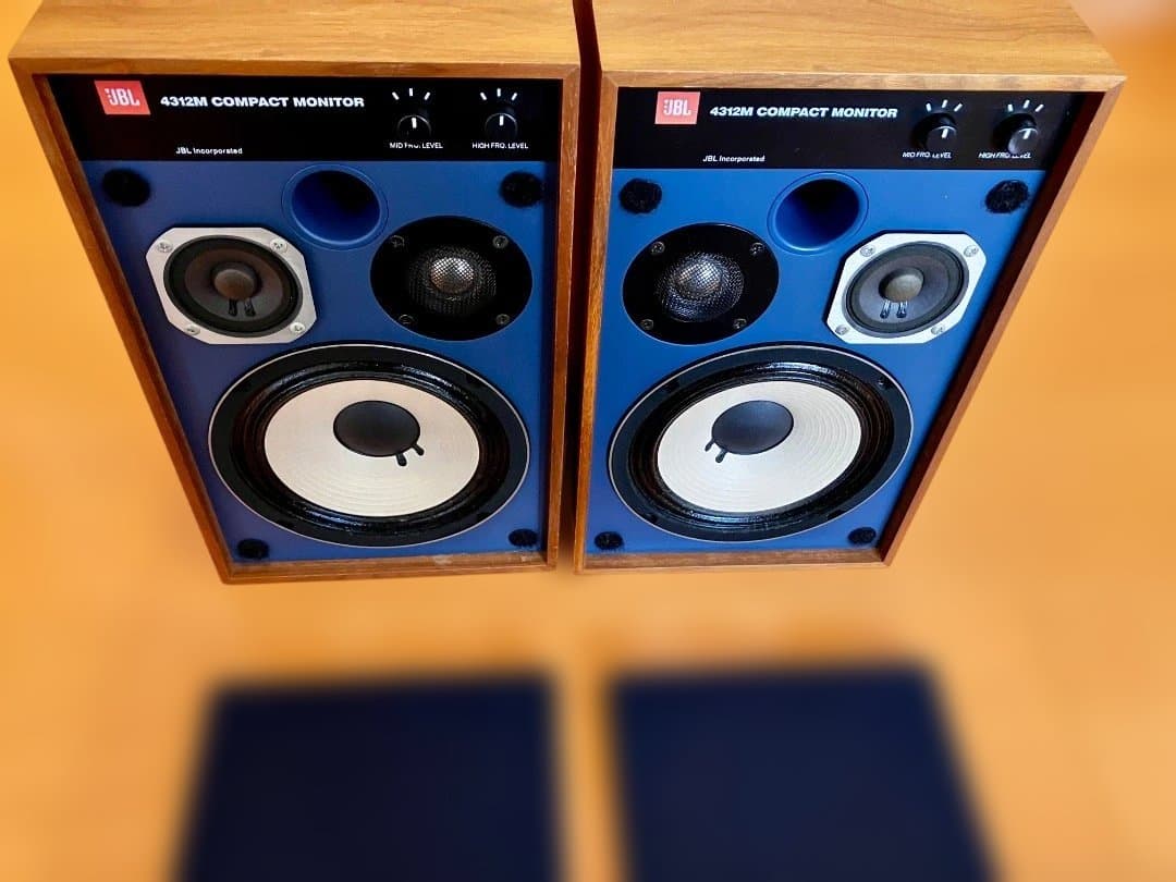 JBL 4312M コンパクトモニター　Fosi Audio BT10A アンプ
