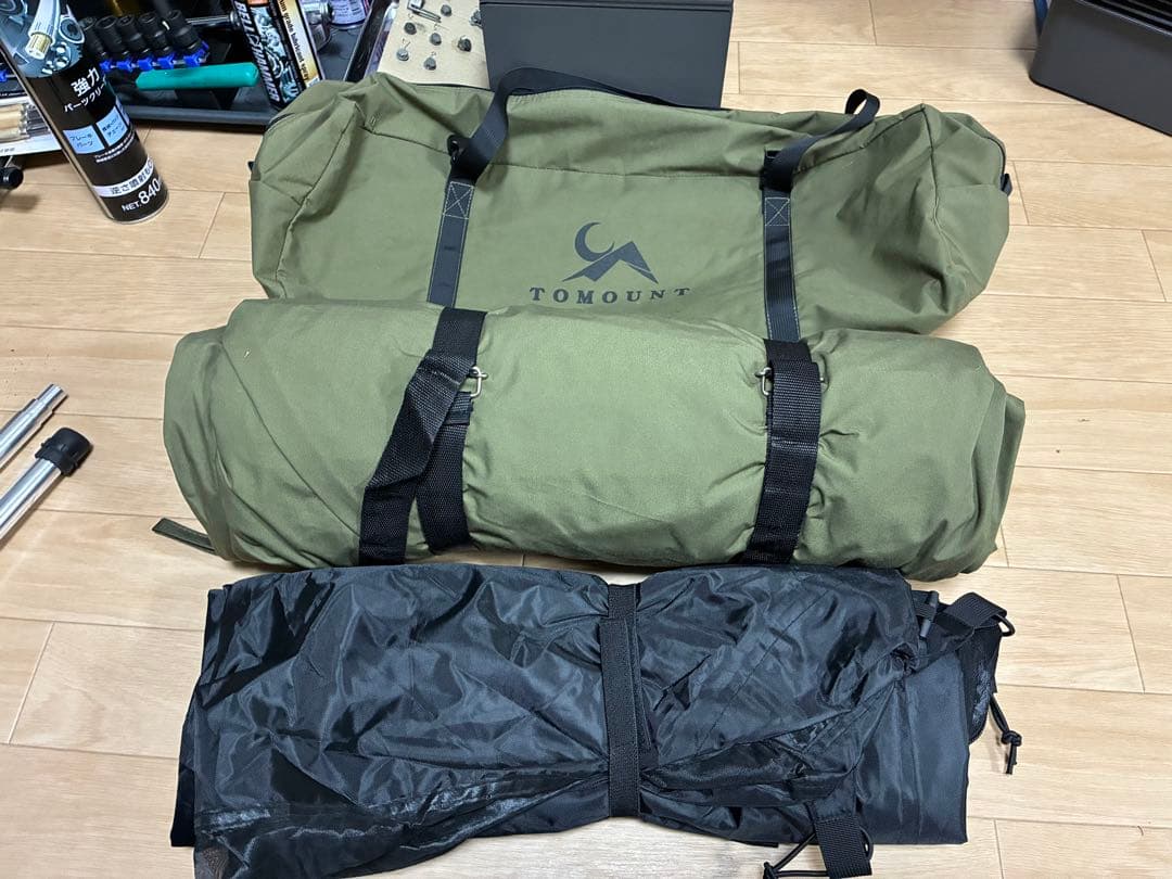 トマウント　パップテント　前幕付き