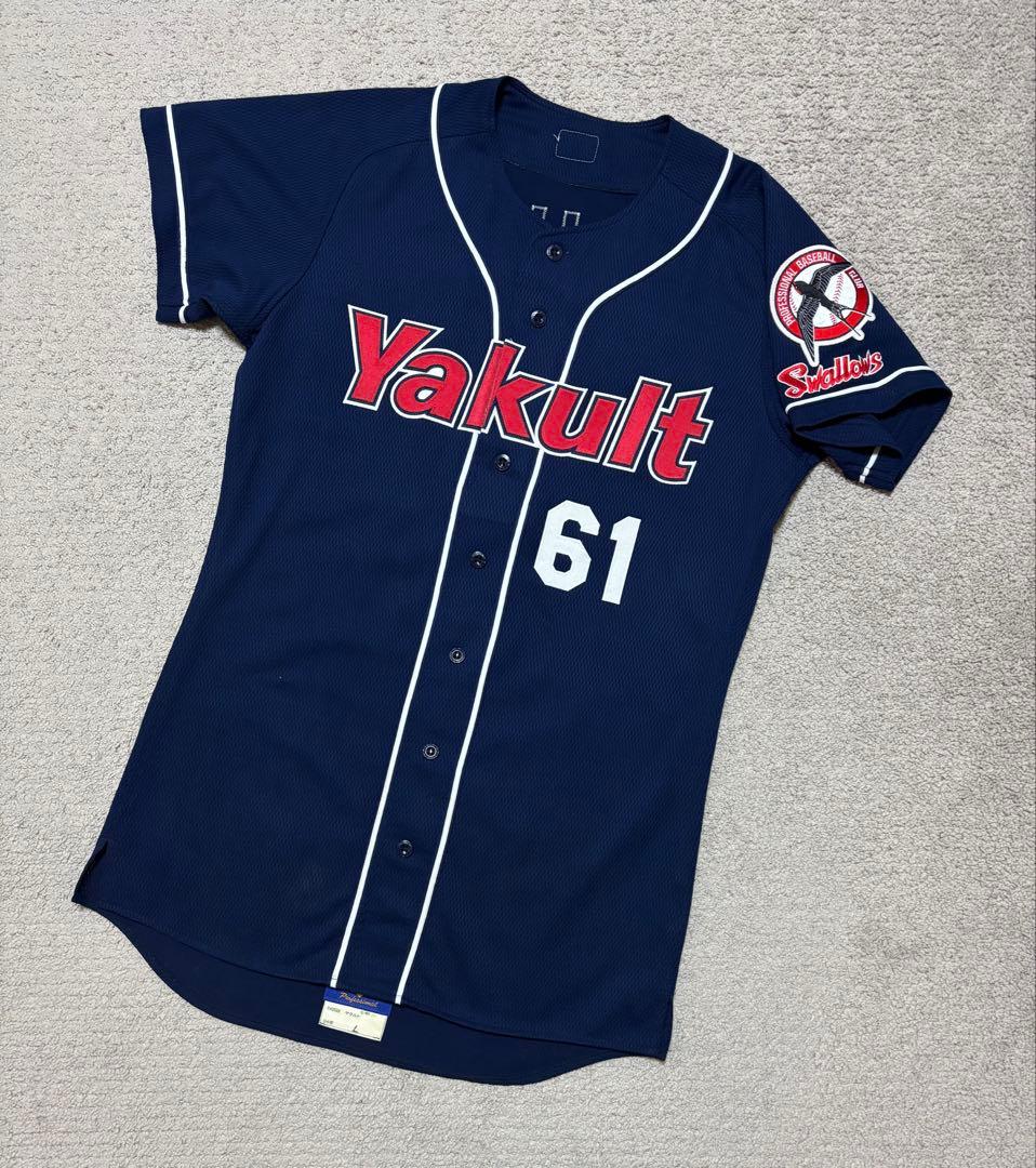 東京ヤクルトスワローズ　石井弘寿投手　デサント　プロコレ　ユニフォーム