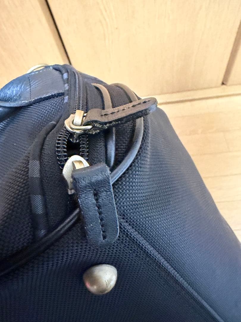 美品　BURBERRY バーバリー　ゴルフ用ボストンバッグ　大容量メンズブラック