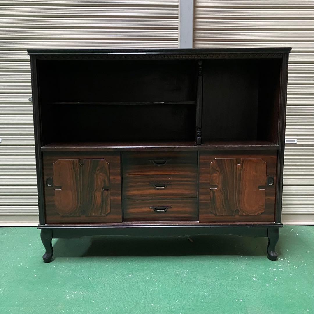 A2B86■アンティーク 猫脚サイドボード キャビネット ヴィンテージ レトロ