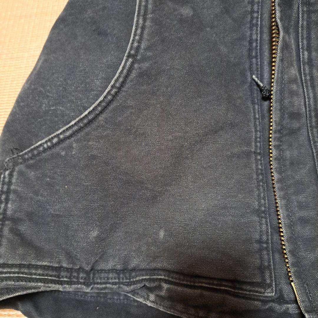 あ*様様 Carhartt ダック フェード ブラック カバーオール ジャケット