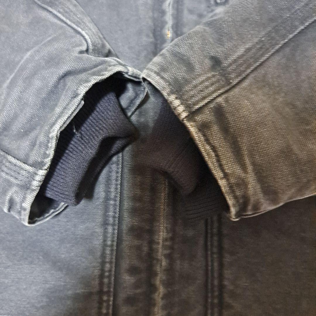 あ*様様 Carhartt ダック フェード ブラック カバーオール ジャケット