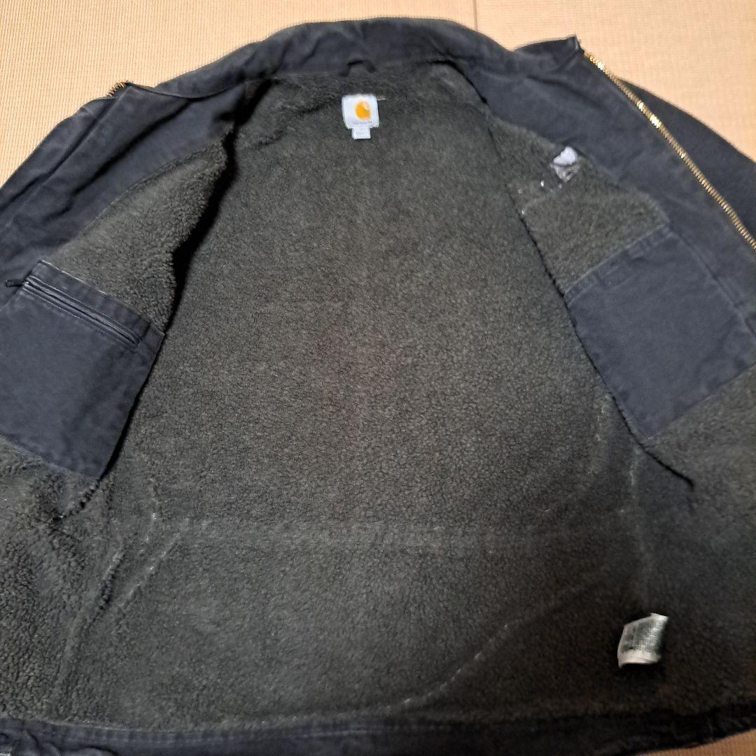 あ*様様 Carhartt ダック フェード ブラック カバーオール ジャケット