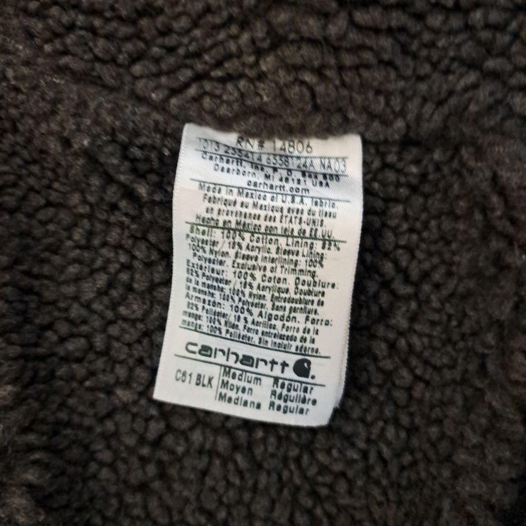 あ*様様 Carhartt ダック フェード ブラック カバーオール ジャケット