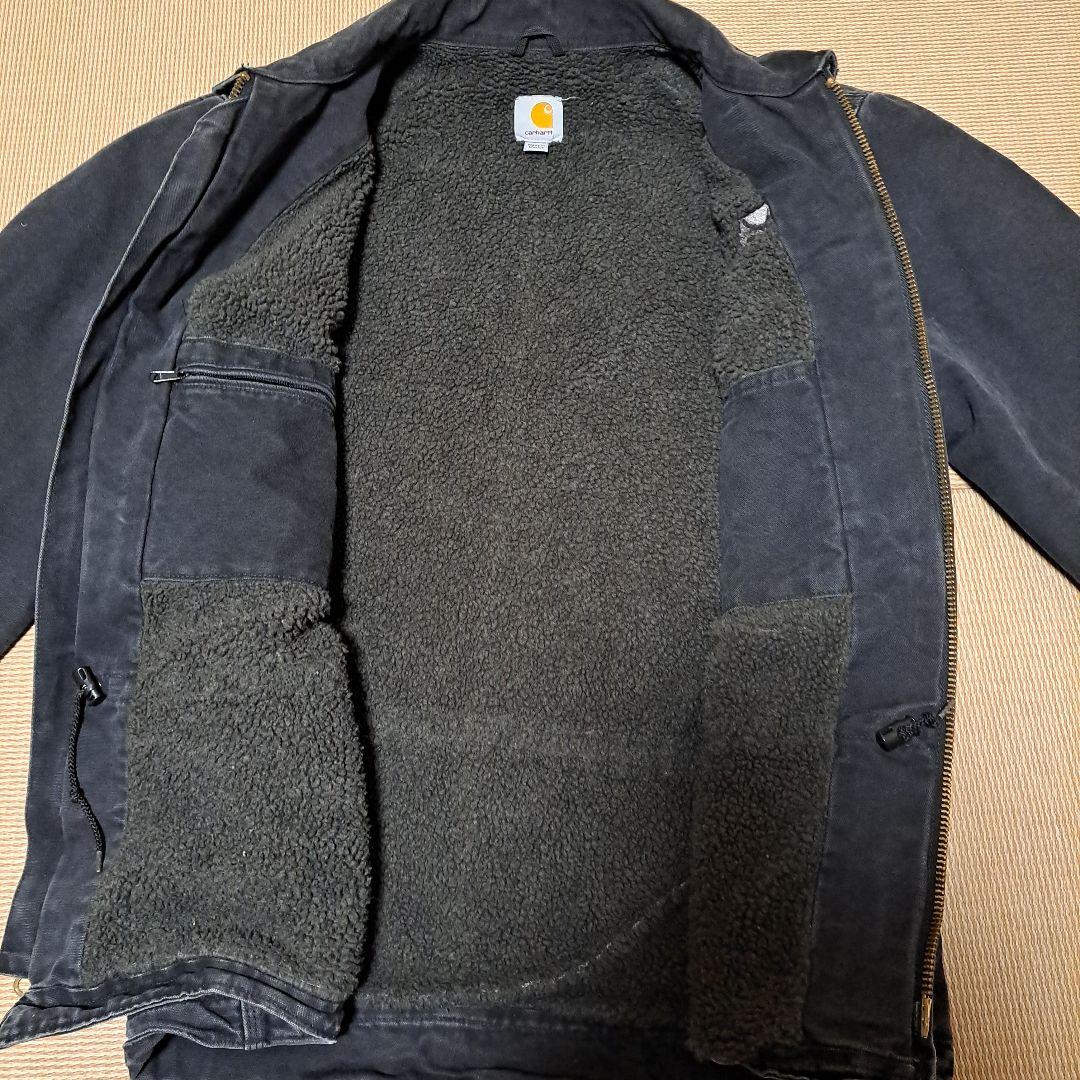 あ*様様 Carhartt ダック フェード ブラック カバーオール ジャケット