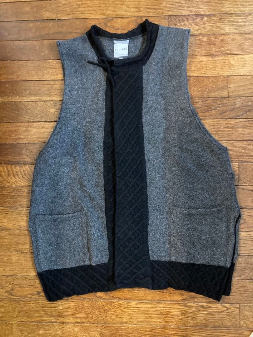 ラムウール袖なし朝服