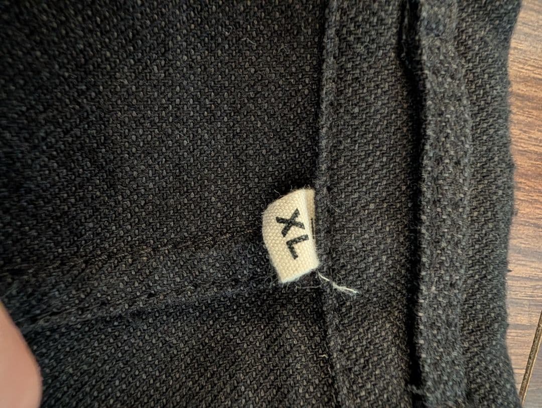 『3点セット』無印 MUJI Labo 和紙混ジャケット パンツ シャツ XL