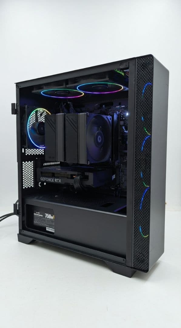 【Ryzen7 7800X3D RTX4060Ti】ミドルタワーPCケース