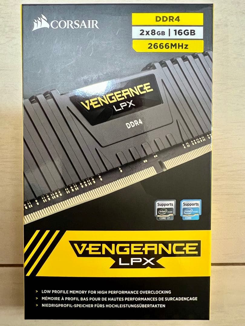 CORSAIR LPX DDR4 2666 16GB メモリ (8GB*2)