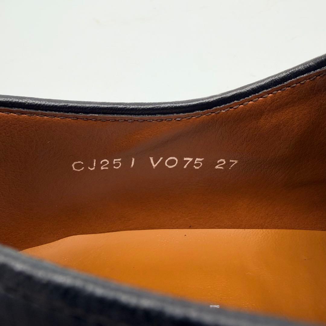 【未使用】REGAL リーガル ストレートチップ 27cm 黒 内羽根 革靴