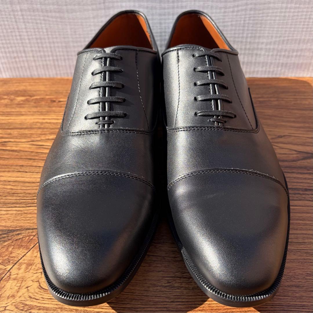 【未使用】REGAL リーガル ストレートチップ 27cm 黒 内羽根 革靴