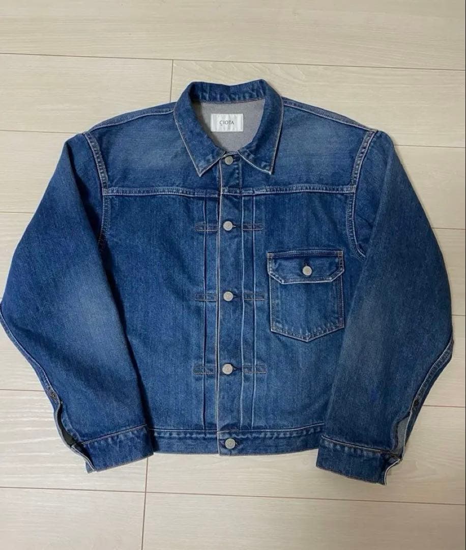 CIOTA 本藍スビンコットン13.5ozデニムGジャン　JKLM-101M