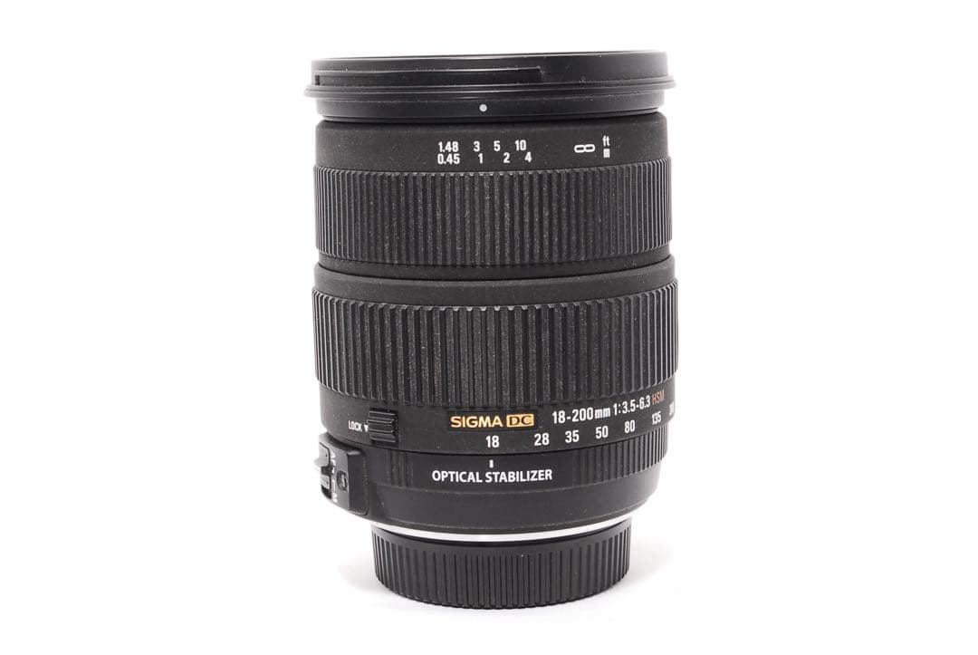 高倍率万能レンズ◆SIGMA 18-200mm Canon◆使い易い手ぶれ補正付