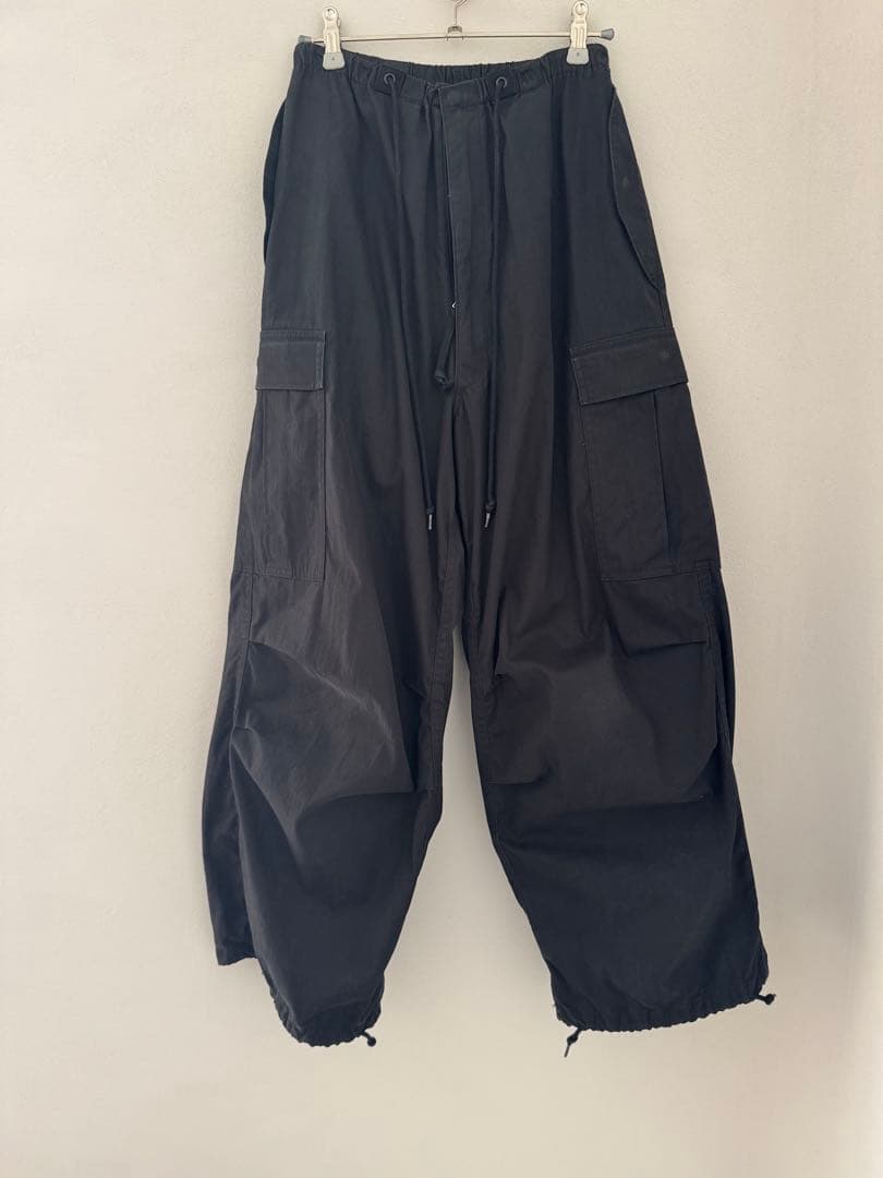 HYKE TYPE M-51 SHELL PANTS ブラック