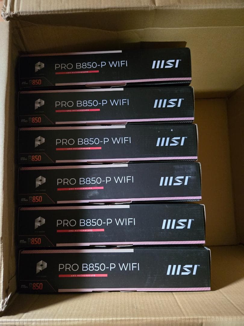 未使用品 MSI PRO B850-P WIFI ×6