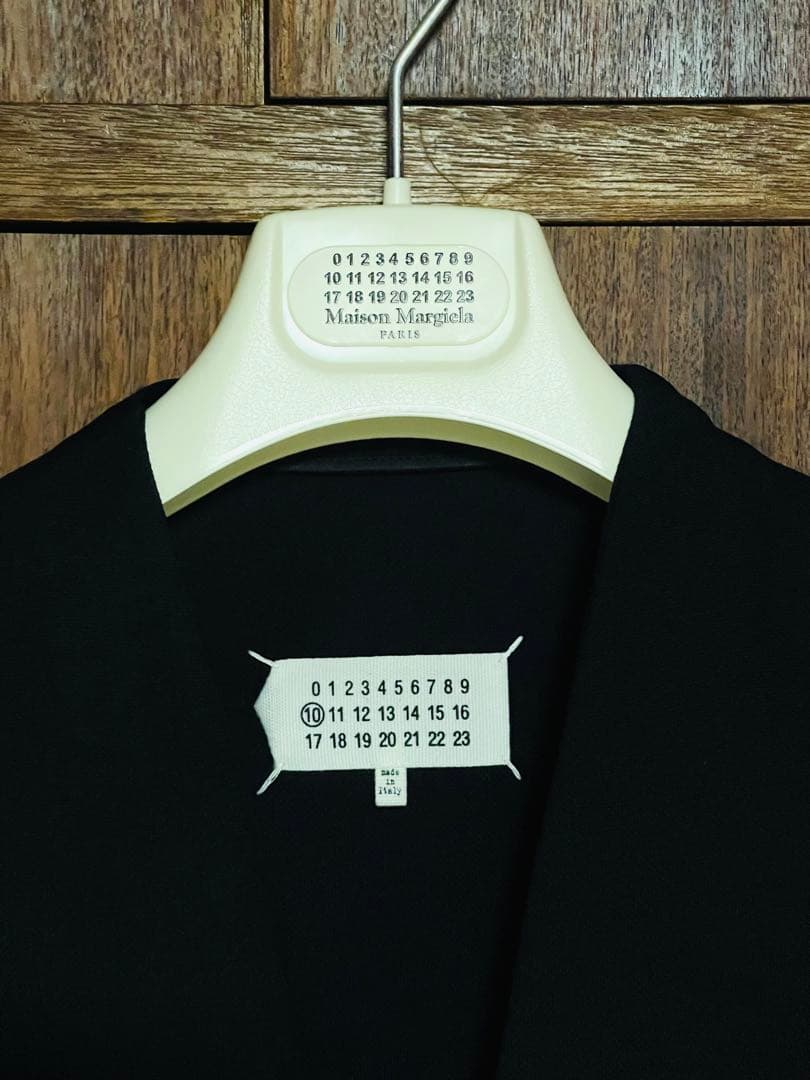 ノーカラージャケット ネイビー Sサイズ 44