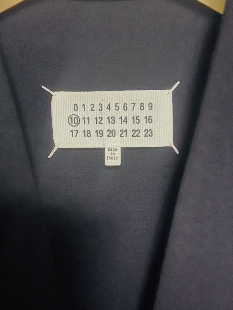 ノーカラージャケット ネイビー Sサイズ 44