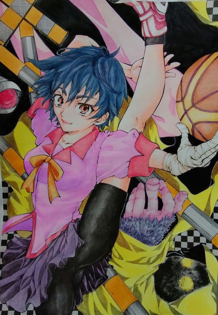 手描きイラスト　専用　化物語　神原駿河　悪役令嬢転生おじさん　グレイス&アンナ