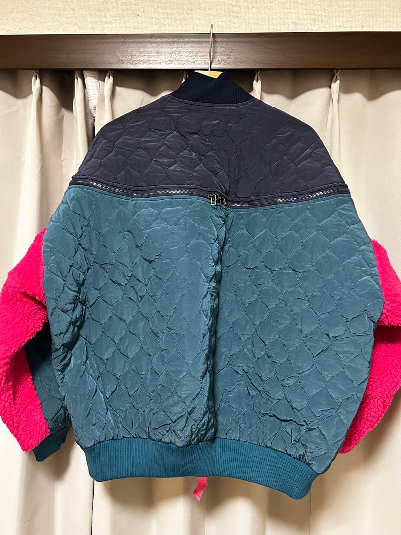 安達祐実さん着用　ELF SACK カラフルキルティングジャケット　パッチワーク