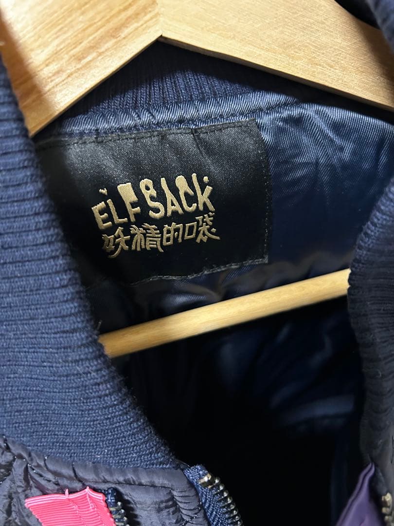 安達祐実さん着用　ELF SACK カラフルキルティングジャケット　パッチワーク