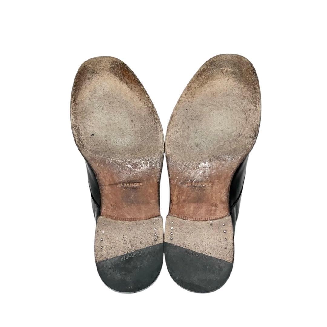 【美品】◾️ジルサンダー◾️ドレスシューズ◾️プレーントゥ◾️レザー◾️ブラック