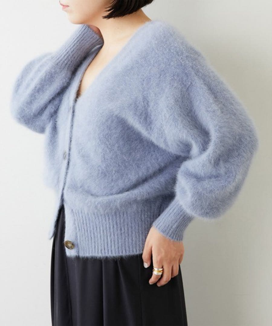 Whim Gazette カシミア混2WAYカーディガン 定価2.8万円