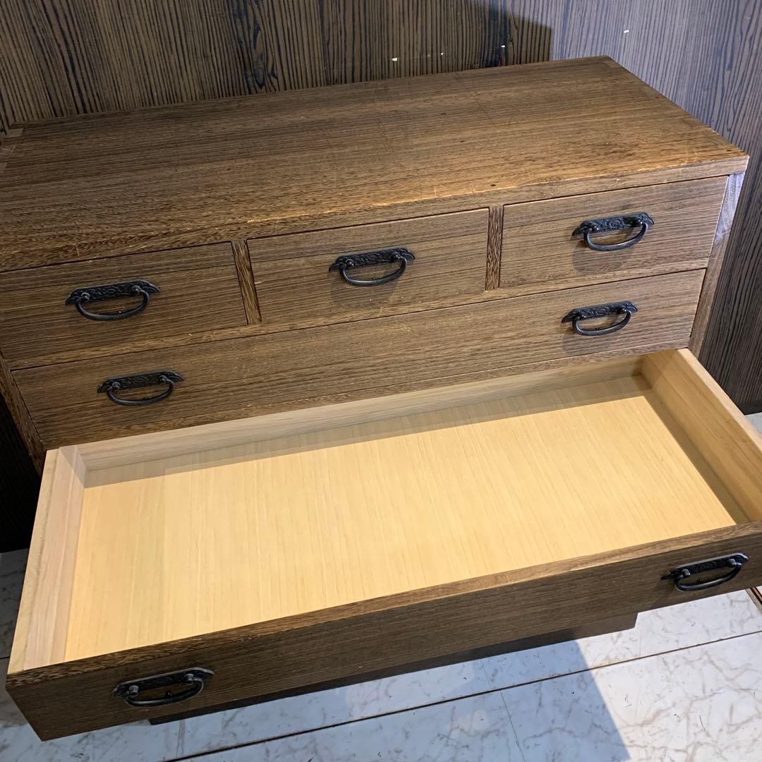 桐たんす　桐タンス　桐端箪笥　和モダン　民芸家具　高級