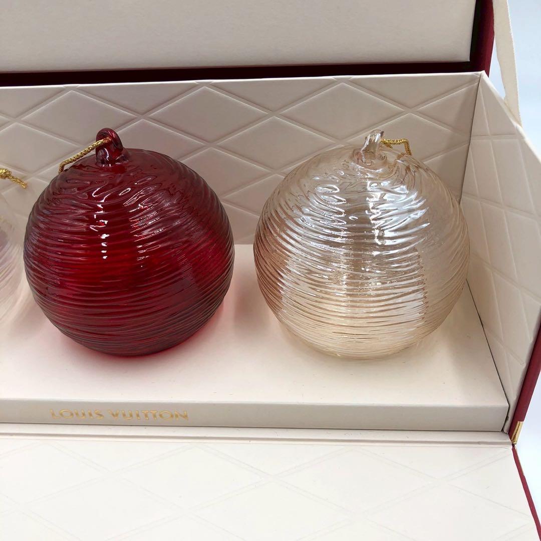 極美品◎非売品◎ルイヴィトン LV クリスマス オーナメント 3個入り