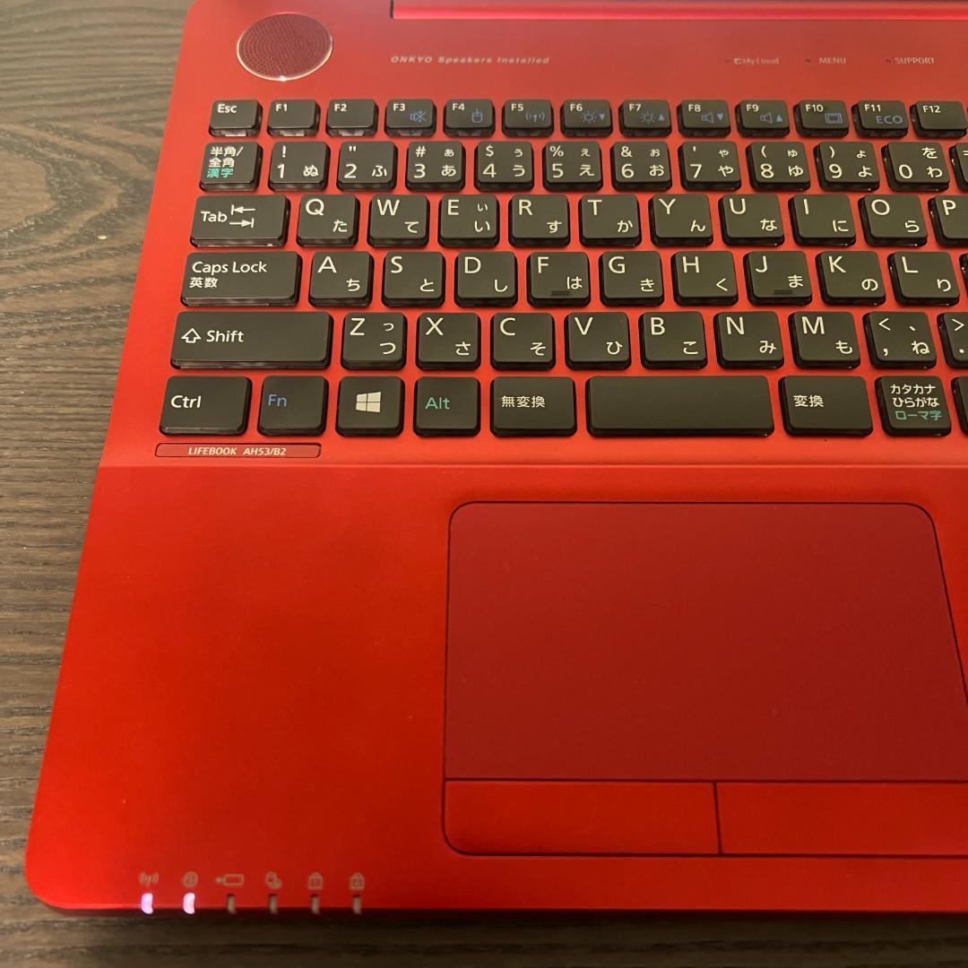 富士通 LIFEBOOK✨SSD256GB☆メモリ8GB☆Core i7☆レッド
