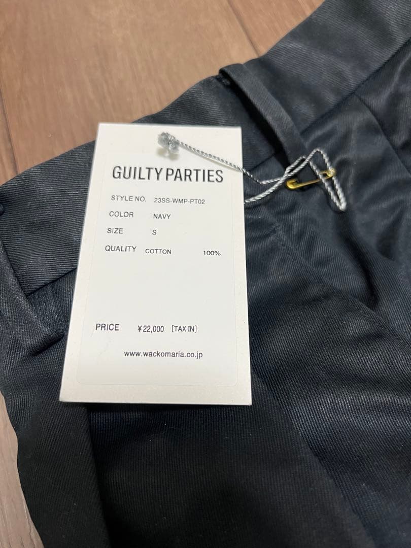 ワコマリア　ダブルプリーツ チノ トラウザー パンツ　WACKO MARIA