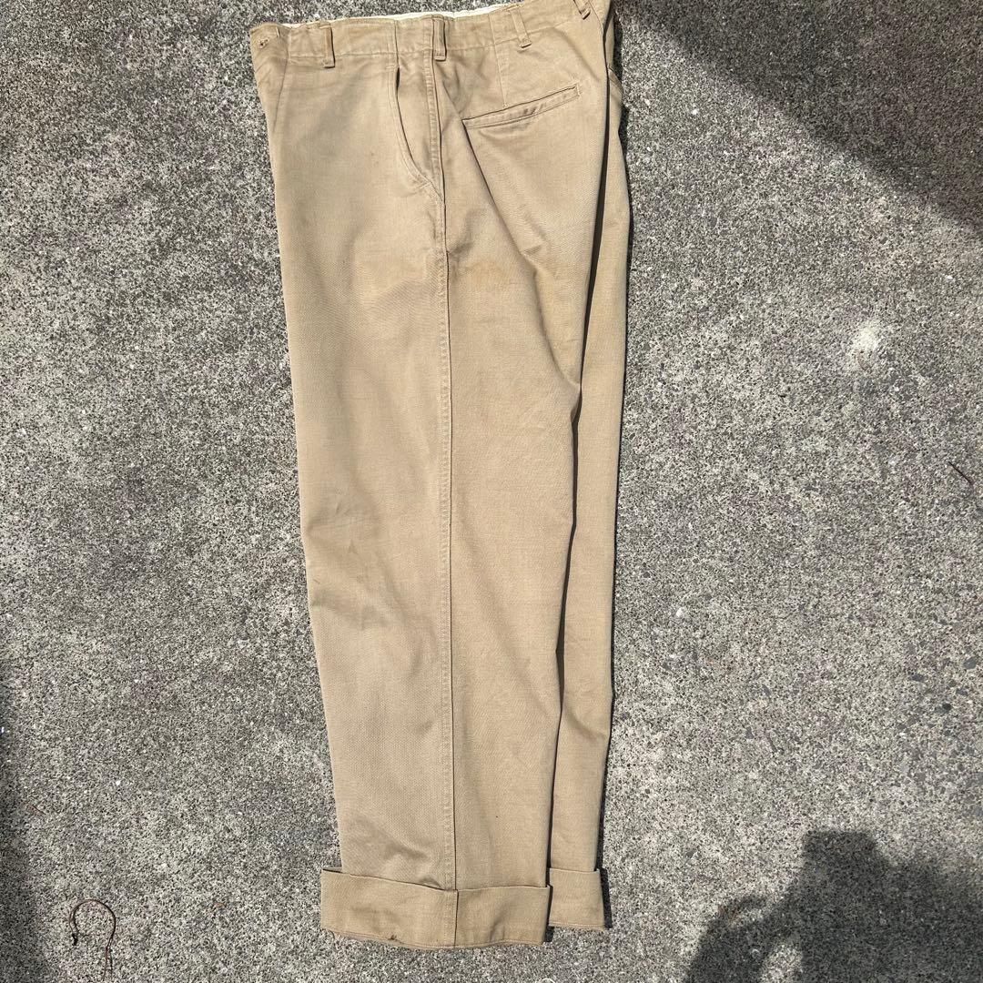 【イチオシ！】40s U.S ARMY M-45初期 チノパン ミリタリーパンツ
