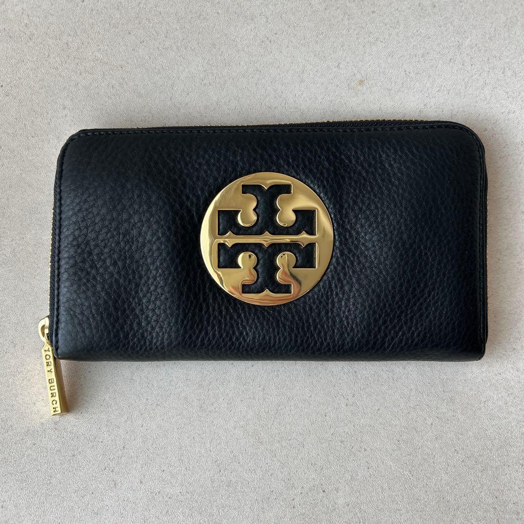Tory Burch ブラックレザー 長財布